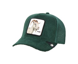 BASEBALL CAP DAPPER HIM CORDUROY GUARD IN VELLUTO VERDE 
